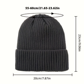 Thermal Unisex Beanie – Soft, Thick & Windproof