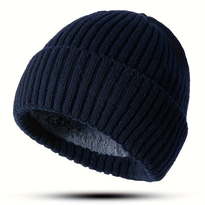 Thermal Unisex Beanie – Soft, Thick & Windproof