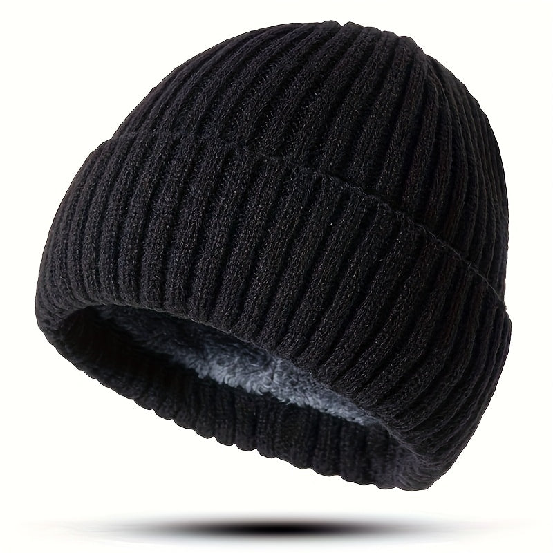 Thermal Unisex Beanie – Soft, Thick & Windproof