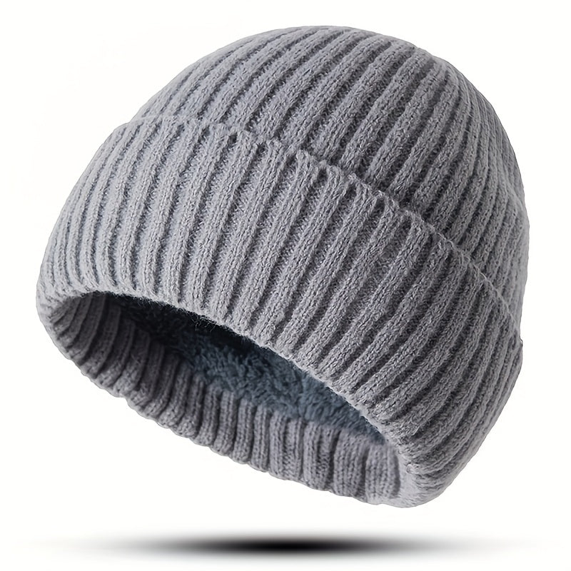 Thermal Unisex Beanie – Soft, Thick & Windproof
