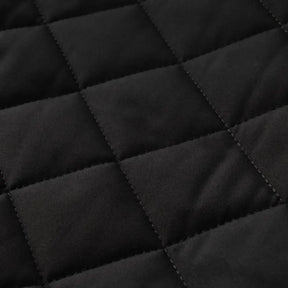 Men’s Quilted Jacket – Warm Fleece-Lined Zip-Up with Pockets + Free Wallet