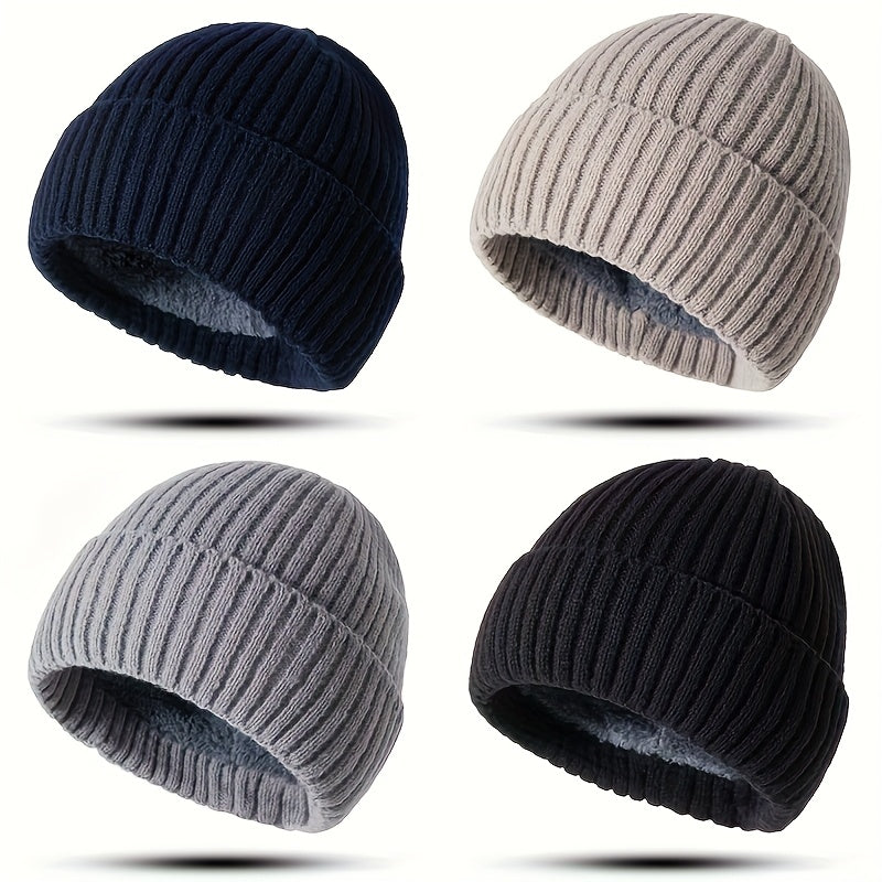 Thermal Unisex Beanie – Soft, Thick & Windproof